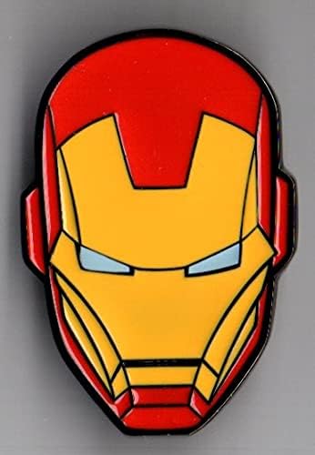 Marvel's Avengers Iron Man Head 1 1/8 x 1 5/8 Emajl SM SM
