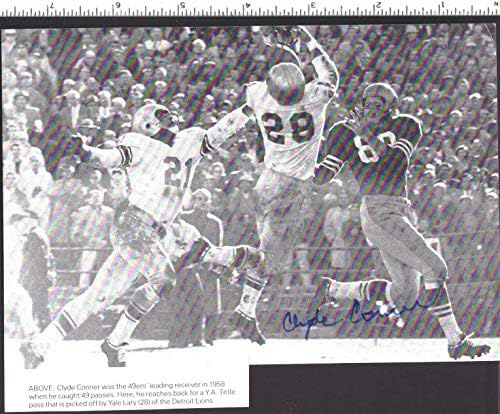 Clyde Conner San Francisco 49ers potpisan/Autografirani 7.5x6 časopis Foto 151763 - Autografirani NFL časopisi