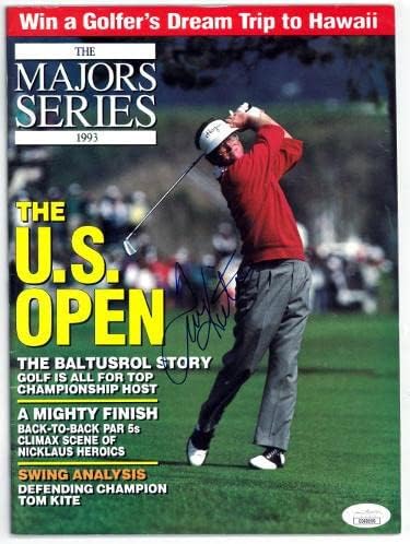 Tom Kite potpisao je 1993. godine cjeloviti časopis iz serije od 1963255 - časopisi za golf s autogramima
