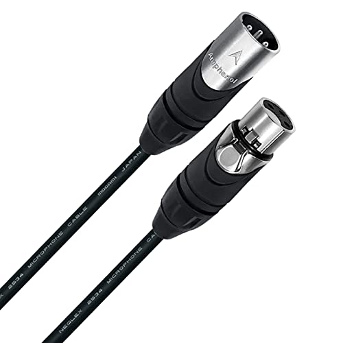 Najbolji kabeli na svijetu 4 jedinice - 6 stopa - četveronožni kabel za mikrofon izrađen pomoću Mogami 2534 žice i amfenola ax3m mužjaka