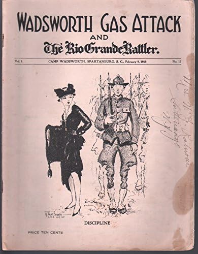 Plinski napad na 2/9/1918 - ratni časopis iz Prvog svjetskog rata-Reibern Van Buren-Memphis