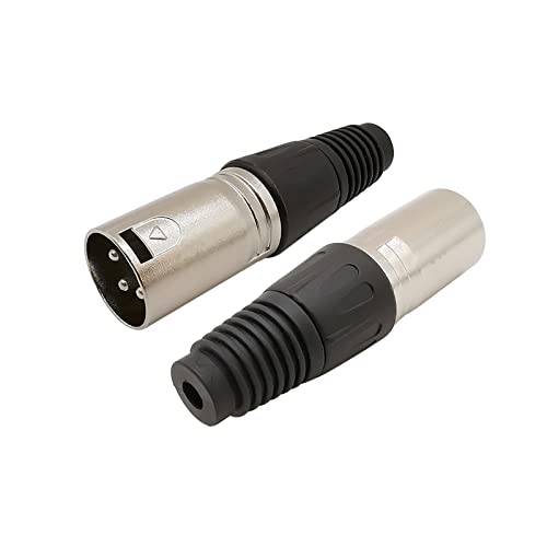 MoMTC 10PCS 3-PONJENSKI XLR ženski muški mikrofon audio kabel Priključak kabel za kabel za priključak za lemljenje mikrofona