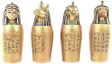 Set od 4 egipatske kanipske staklenke sitnice