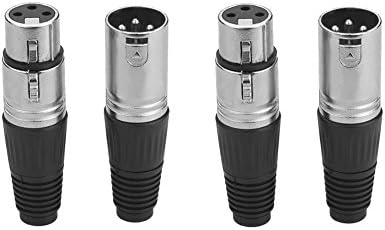 Eighnoo 5 mužjaka + 5 ženki 3 pin XLR Tip za lemljenje Mikrofonske linije utikač Priključak mikrofona audio utičnica