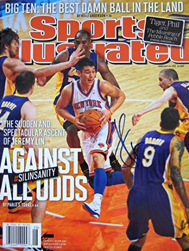 Jeremy Lin New York Knicks Autographed Sports Illustrated Magazine 2/20/12