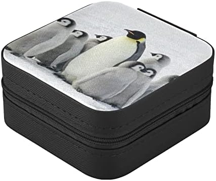 Car pingvin putna torbica za nakit od PU kože prijenosna kutija za nakit organizator nakita mala kutija za prstenje, naušnice, narukvice,