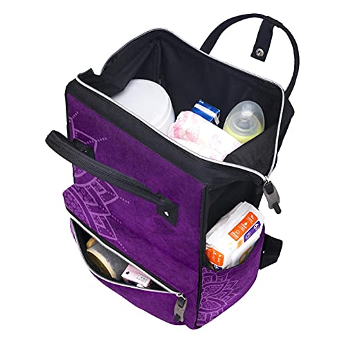 Mandala pozadina torbe pelena torbica mama ruksak veliki kapacitet pelena vrećica za njegu za njegu beba za njegu bebe