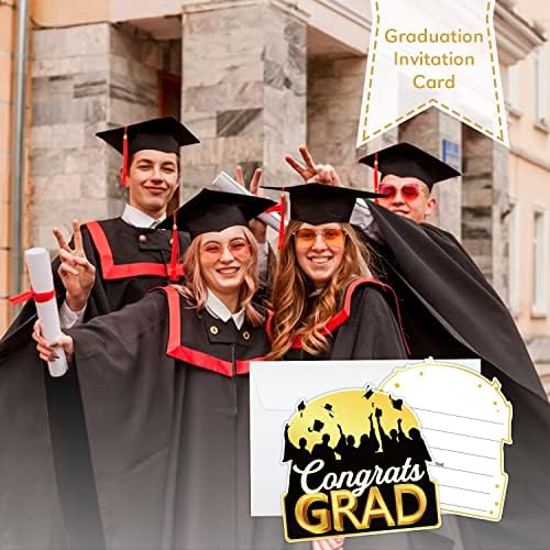 25 PCS Pozivnice za diplomiranje s omotnicama za diplomski studij - 2023. zalihe za diplomiranje - Proslava magistrala fakulteta za