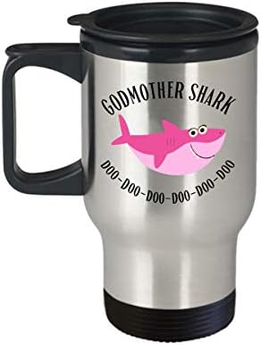 Kumova morski pas putnička šalica iz bodova rođendanske darove za bajke bogova pokloni za žene smiješne šalice za kavu čaj za čaj za
