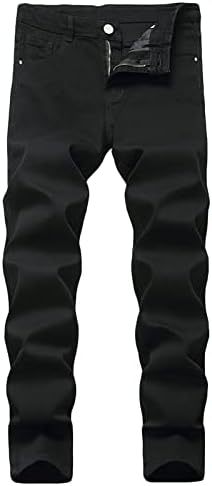 Twistents za muškarce teretne hlače mlađe modno vitko fit gumb za zatvaranje zatvarača casual jogger olovke hlače hlače