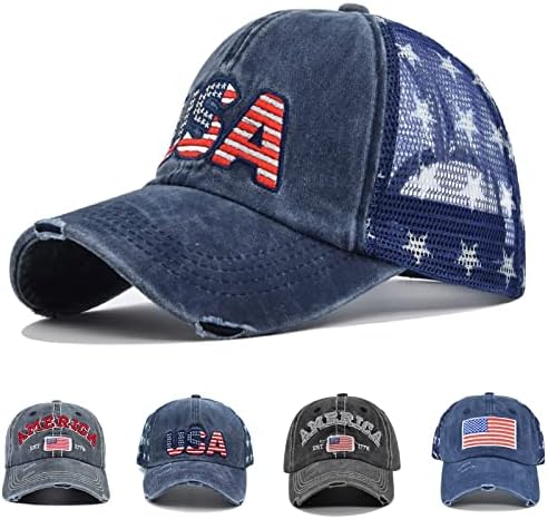 Američke zastave šeširi domoljubni vintage podesivi kamion za bejzbol kamion za muškarce žene