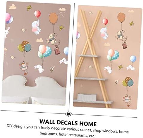 Abaodam 1 set naljepnice za životinjsku zid za djecu crtane zidne naljepnice pvc zidne naljepnice spavaće sobe zidne naljepnice zidne