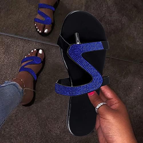 Sandale za ženske platforme, leptir višebojan vanjski visoki potpetici udobne sandale cipele Summer Beach Travel Slipper Flip Flops