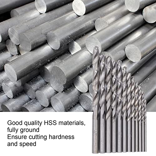 HSS set za bušenje, bitovi 1 / 9in - 1 / 4in u obliku visoke temperature, precizno pozicioniranje metala za rezanje srebra