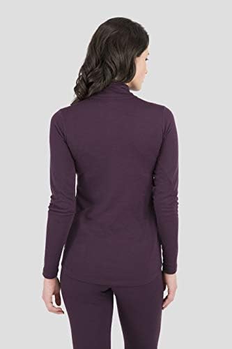 Terramar ženska termawool pola zip jakne, kupina heather, x-mall