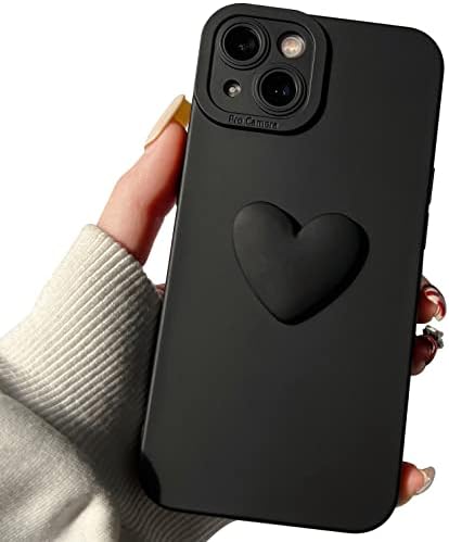 I-mgae-in-ar Slatka 3D LOVE SRGE Telefon za iPhone 13 6.1 inč s kamerama za zaštitu od leće protiv jesena, zaštitna zaštita od prašine