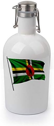 ExpressItbest 64oz Growler - zastava Dominike - Mnoge mogućnosti