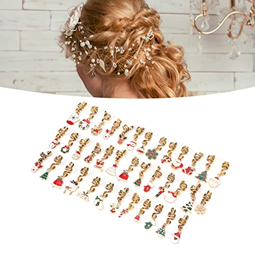 Dreadlocks pribor za kosu diy nakit pribor 38 pcs božićni dreadlocks pribor za žene legura izvrsni sladak nakit za zavojnice za zabavu
