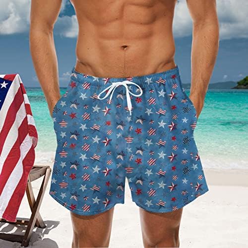 Muške kratke hlače 3D ispis muške kratke hlače casual klasične teretane kratke kratke hlače na plaži esencijal američke zastave