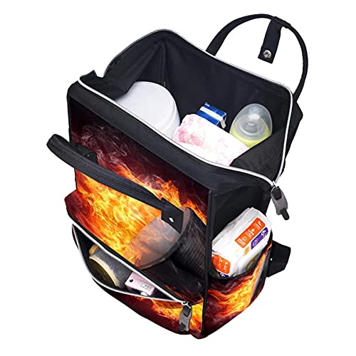 Hokejska vatrogasna pelena torbica torbica mama ruksak veliki kapacitet pelena vrećica za njegu za njegu beba za njegu bebe