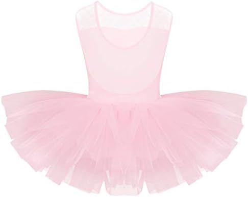 iefiel djevojke princeza ruffle/cap rukave baletne plesne gimnastike tutu leotard haljina balerina plesna odjeća