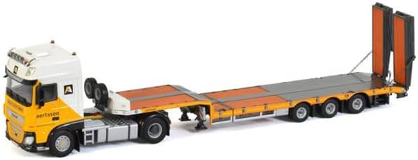Za WSI za DAF XF SSC My2017 4x2 Polu niski utovarivač - 3 osovina za Aertssen 1:50 Diecast Truck unaprijed izgrađeni model