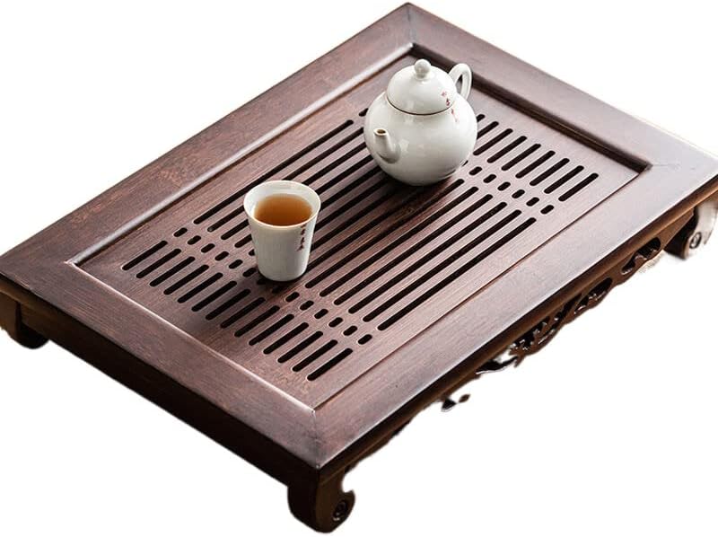 Ladica za čaj kućanstvo Bambus pravokutna jednostavna ladica za čaj Dry BrewIng 茶盘 家用 竹制 长方形 简易 茶托盘 干泡 干泡
