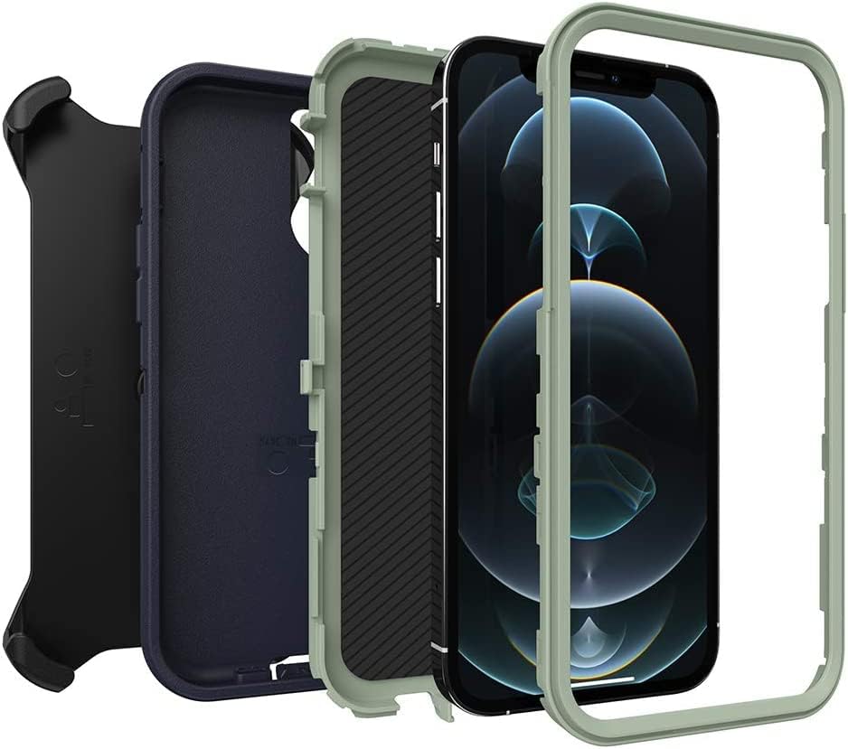 Otterbox Defender Series Screenless Edition Slučaj za iPhone 12 i iPhone 12 Pro - Uključen isječak za futrolu - Pakiranje bez stavljanja