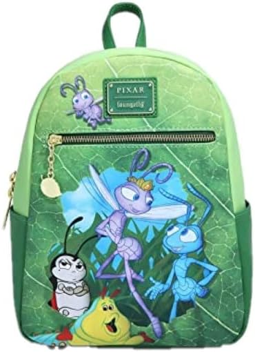 Boxlunch Loungefly Disney Pixar A Bug's Life Leaf Mini ruksak ekskluzivni