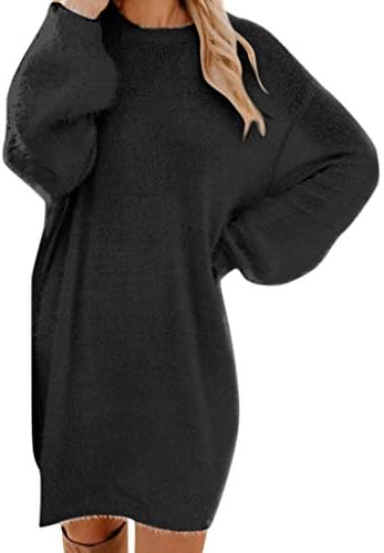 Latinday ◆ Ženska runa duga trenirka haljina pulover pulover casual dugih rukava karosek mini džempera haljina