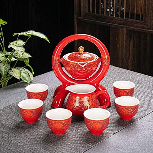 Twdyc keramički kamen brušenje poluautomatski set za čaj, kreativni kung fu čaj od čaja set kreativni zalihe čaja