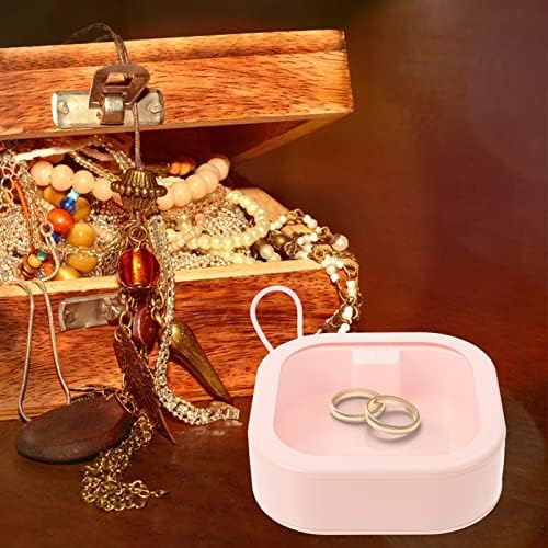 Organizator šminke prijenosna kutija za nakit mala kutija za nakit prozirna mini prijenosna Putna kutija organizator prstena za naušnice