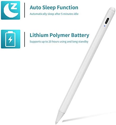 Za Apple iPad Pro 12,9 Apple Pencil 2. generacija, digitalna olovka s 1,0 mm plastičnim olovkom olovkom za iPad Pro 12,9/11 , iPad