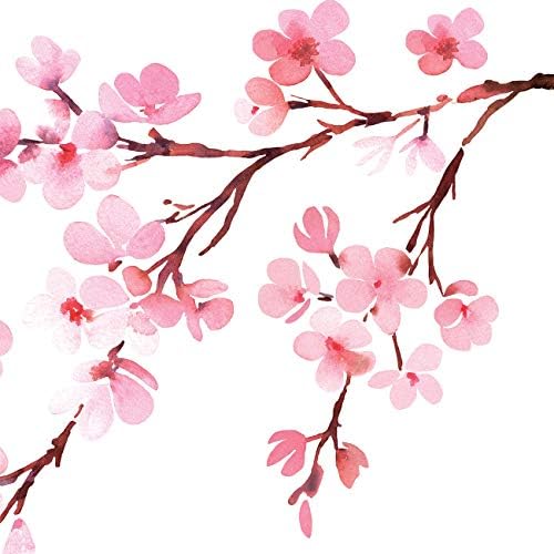 2003 akvarel Zidne naljepnice u obliku cvijeta trešnje za djecu Zidne naljepnice se uklanjaju i lijepe uklonjive Zidne naljepnice za