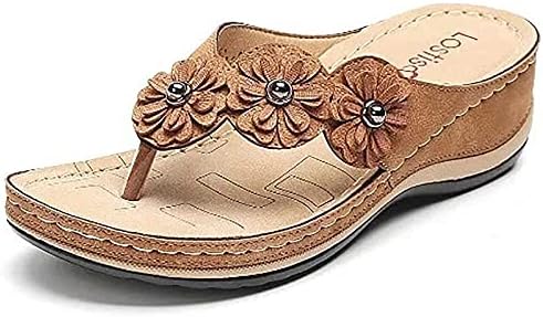 Ženske cipele Dekoracija cvijeća nagiba sa sandalama sa sandalama plus ljeto ležerno debelo dno premium papuče