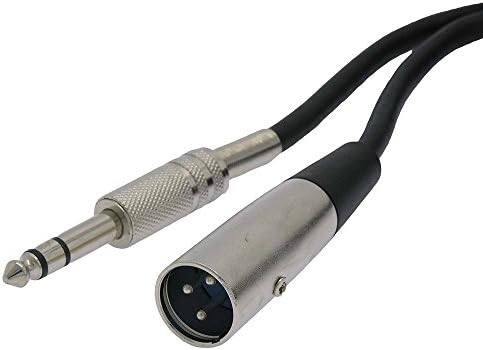 Accl ​​75ft xlr 3p mužjak do 1/4 TRS kabel mikrofona, 2 pakiranja