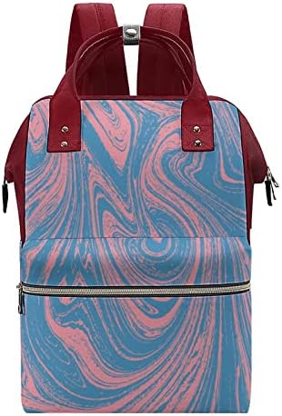 Japanski mramorni pelenski vrećica ruksak vodootporna mama mama, veliki kapacitet ruksak