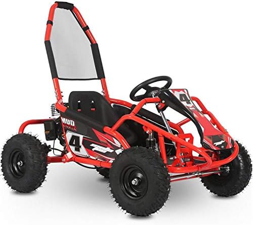 Mototec Mud Monster 98cc Go Kart puna ovjesa crvena, 54x33x21