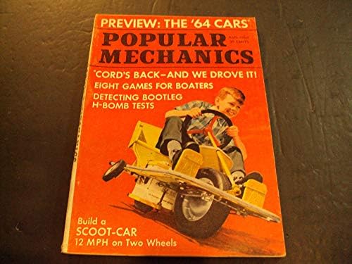 Popularna mehanika, Kolovoz 1963., Scoot Car, 8 igara za nautičare