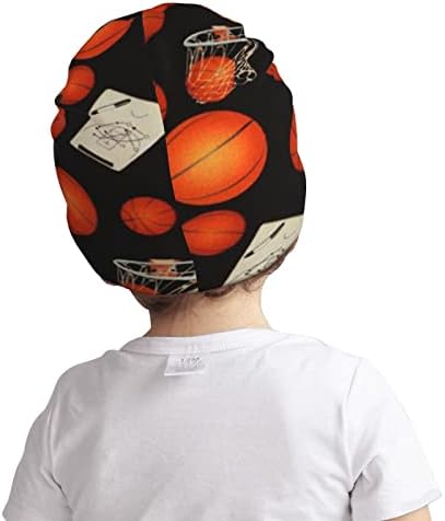 Omsqpjfw košarka i obruči mališani beanie za dječake djevojčice za bebe djece Beanies pleteni zimski šeširi