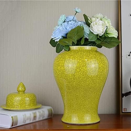 Keramičke staklenke, staklenka za čaj, staklenke za odlaganje u kineskom stilu, ukrasne staklenke s poklopcima porculanske vaze đumbir
